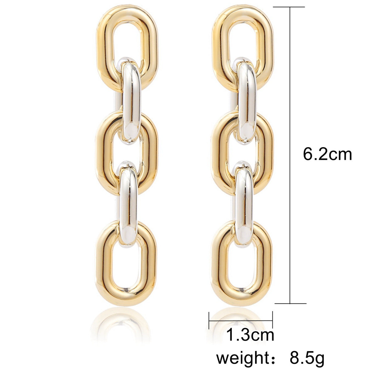 Fashion Exaggerated Trend Cold Style Metal Earrings