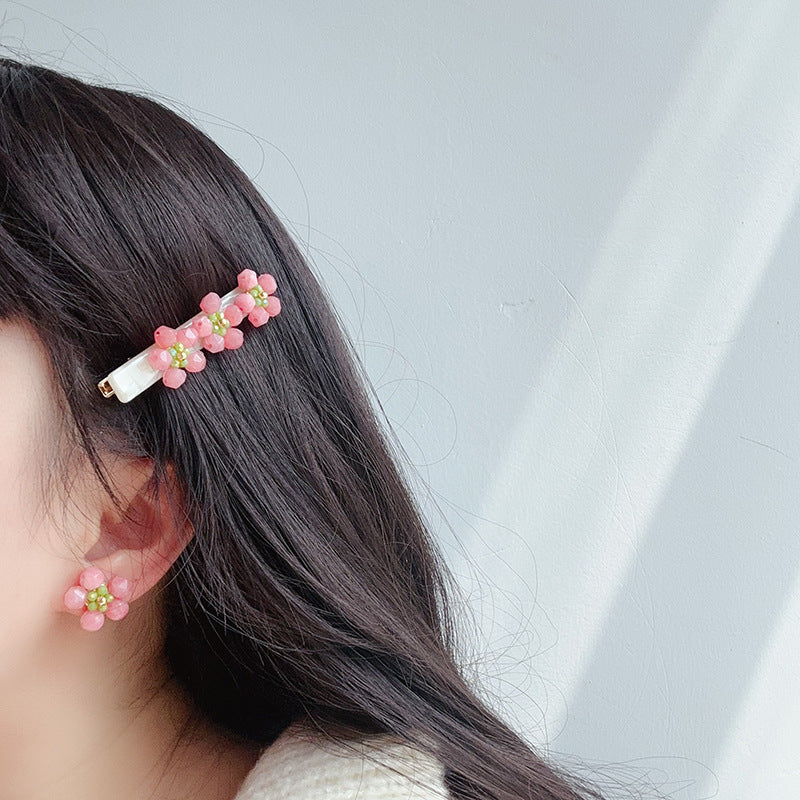 Flower Salt Sweet Complex Updo Hairpin Rings