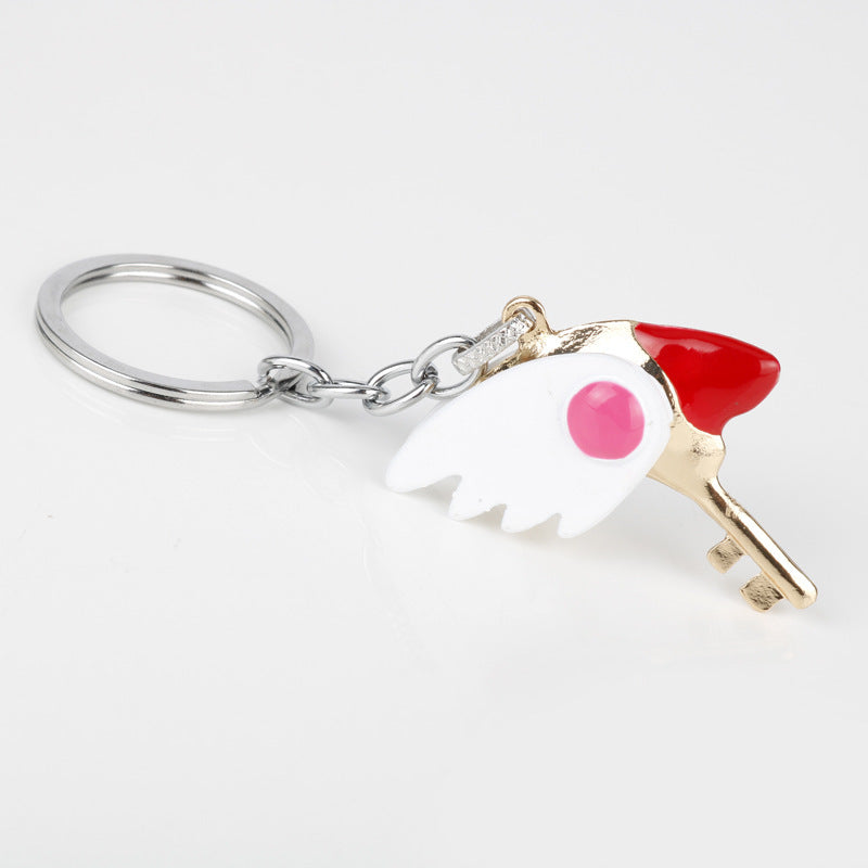 Anime Peripheral Magic Card Creative Parrot Necklace
