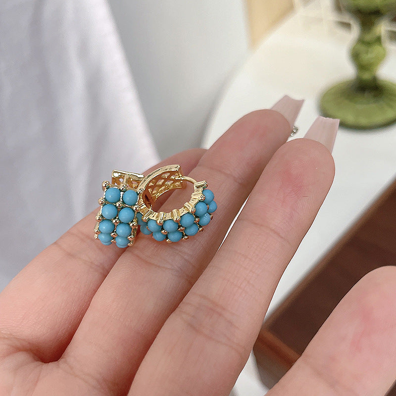 Simple Graceful Clip Advanced Sense Vintage Design Hook Earrings