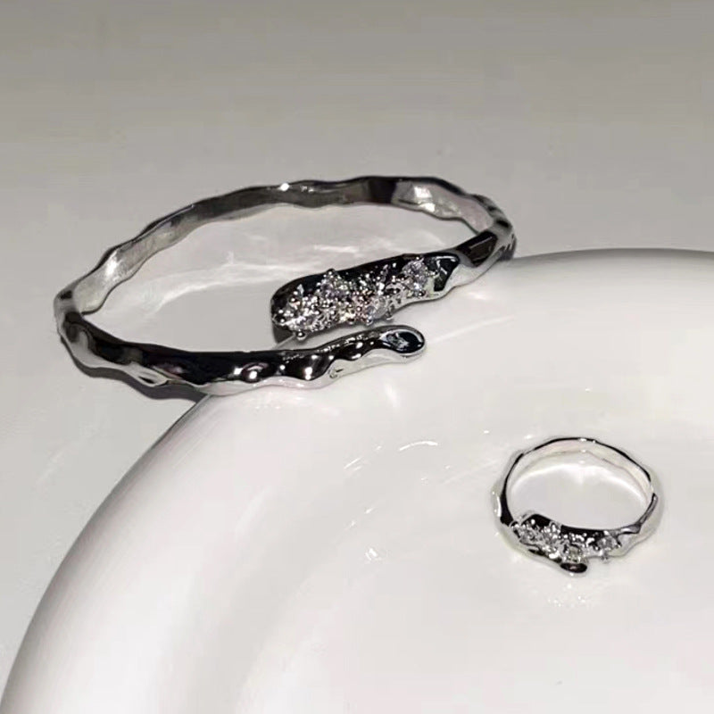 Starry Diamond Female Design French Irregular Geometric Bracelets