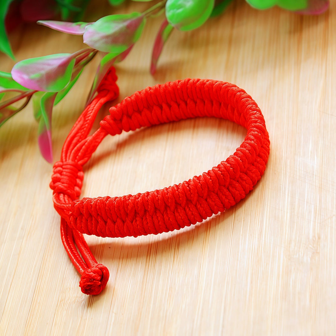 Women's & Men's Hand-woven Safety Phoenix Tail Knot Red Rope Dragon Boat Festival Bracelets