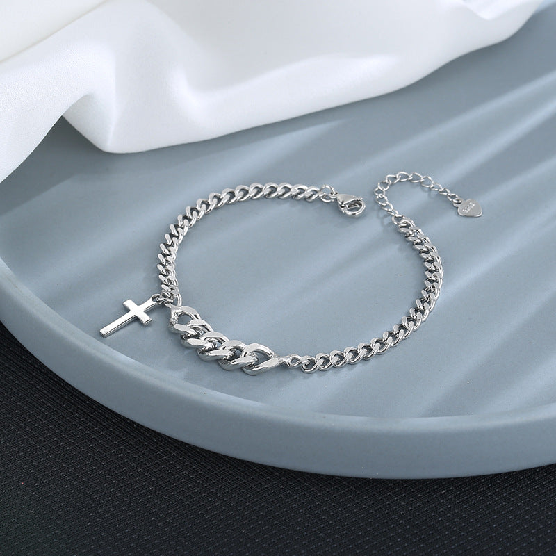 Thick Chain Cross Hip Hop Fashion Bracelets