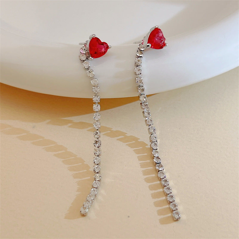 Trendy Niche Design Simple Cold Style High-grade Earrings