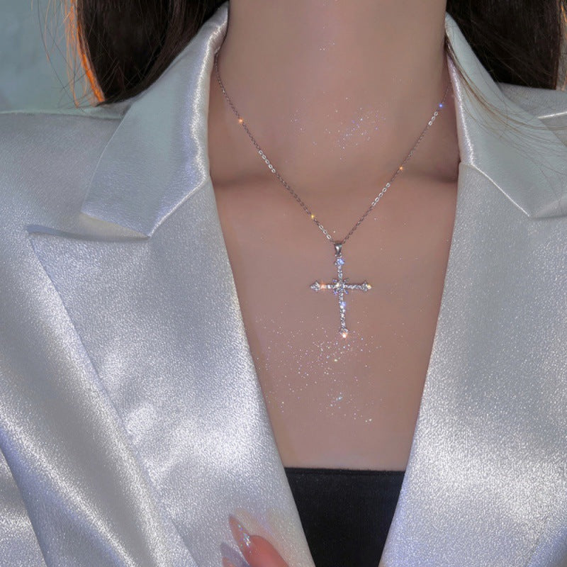 Versatile Niche Creative Personality Advanced Cross Necklaces