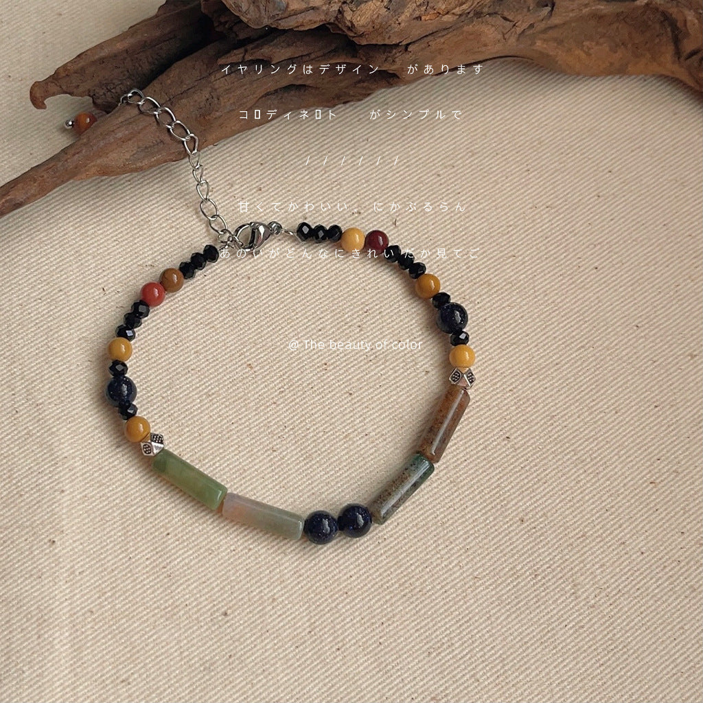 Chinese Style Natural Stone Handmade Design Bracelets