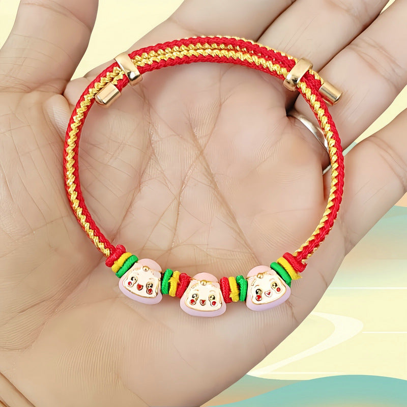 Colorful Wire Carrying Strap Adult Perfume Bag Dragon Boat Festival Bracelets