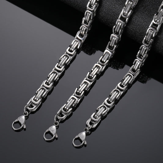 Trendy High Hip Hop Cuban Link Chain Boys Emperor Necklaces