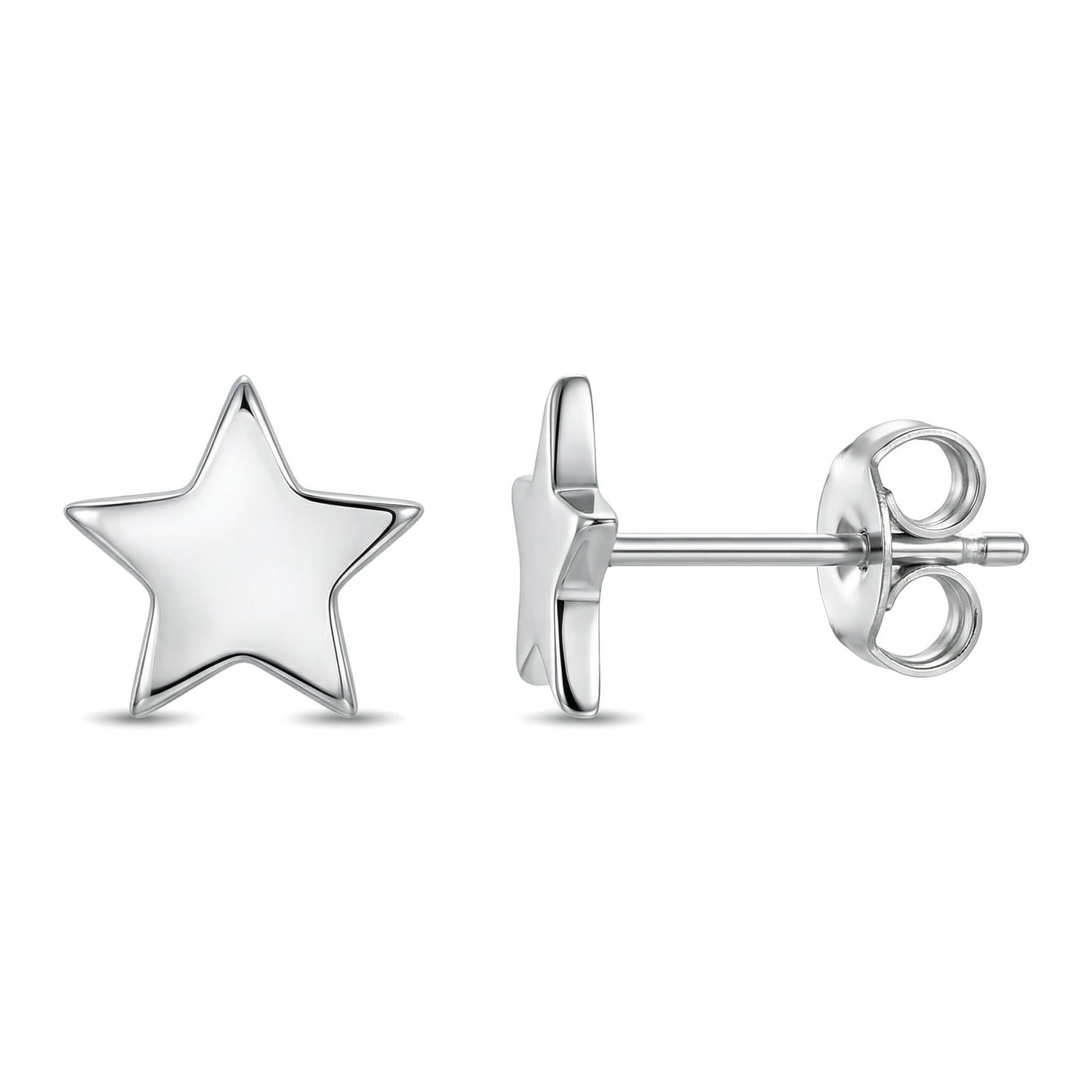 Women's & Men's Material Finely Inlaid Niche High Sense Basic Stud Earrings