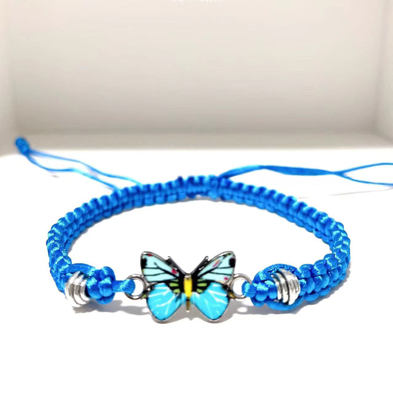 Multicolor Butterfly Couple Adjustable Fashion Friendship Bracelets