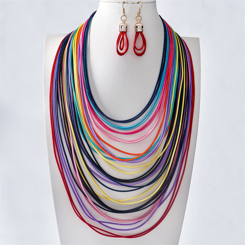 Women's Hand-knit Fashion Clavicle Chain Graceful Personality Necklaces