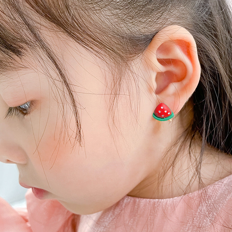 Children's Without Pierced Ears Princess Eardrop Cute Ear Clip