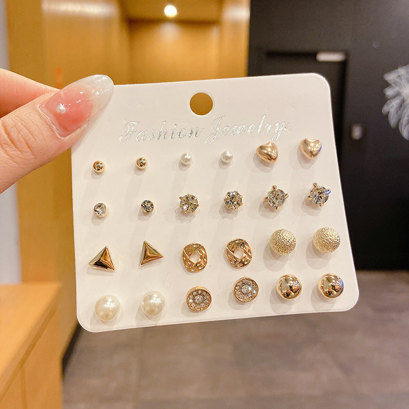 Women's Alloy Pearl Light Luxury High-grade Sense Niche Earrings