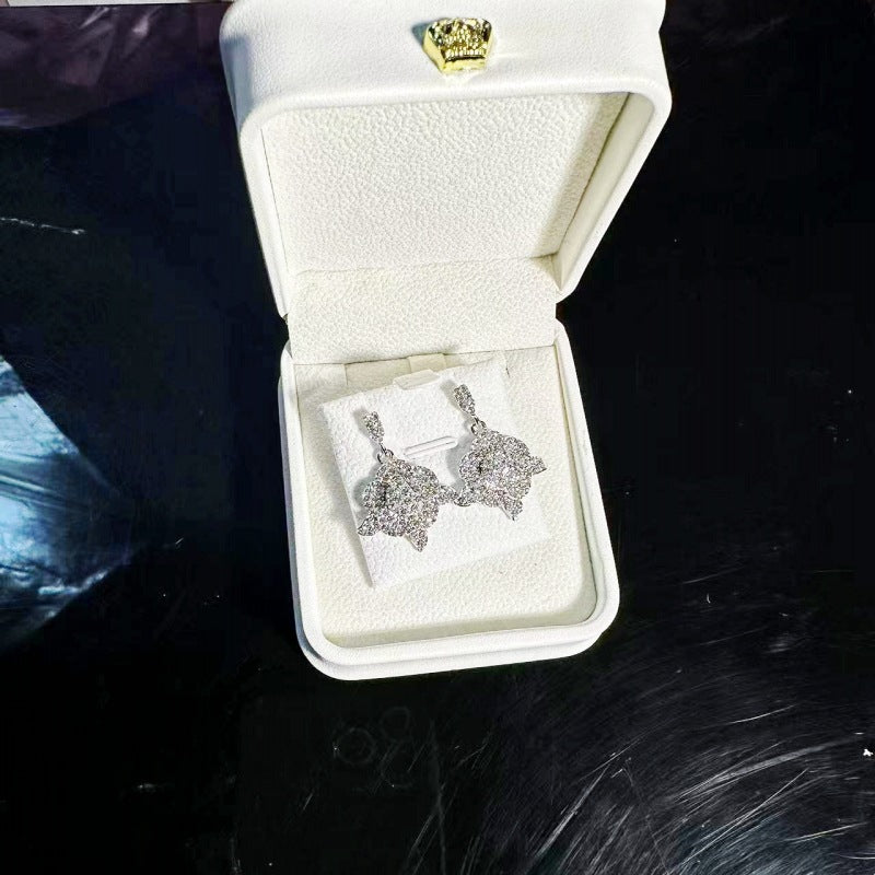Women's Fashion Luxury Group Diamond Engagement Three-piece Necklaces