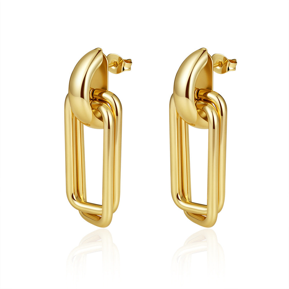 Women's Fashion Trendy Light Luxury Stainless Steel Rings