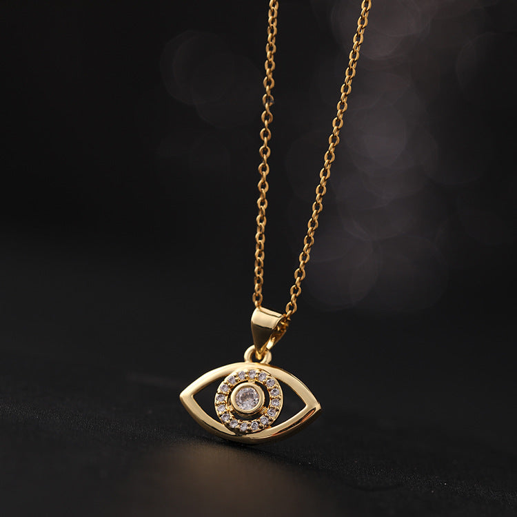 Fashion Devil's Eye Pendant Neck Accessories Necklaces