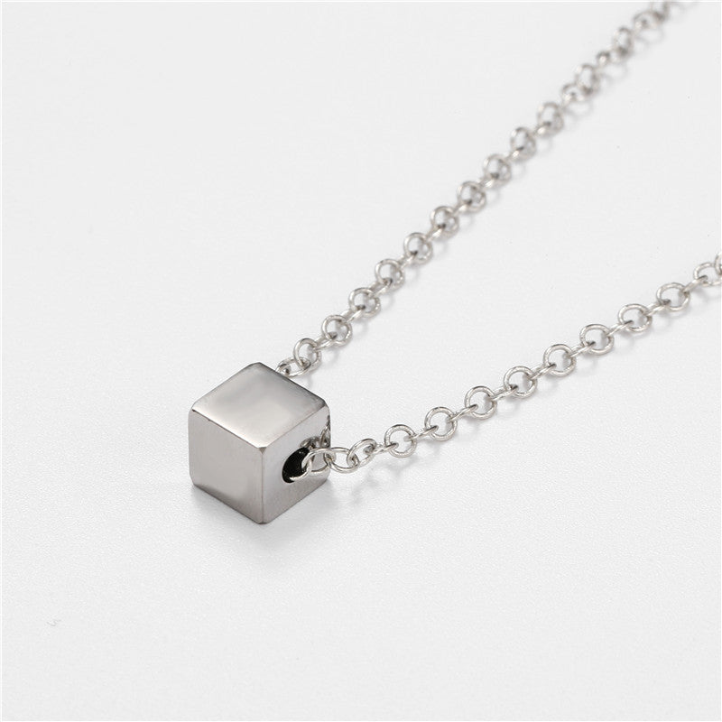 Men's Hip Hop Stainless Steel And Pendant Simple Necklaces