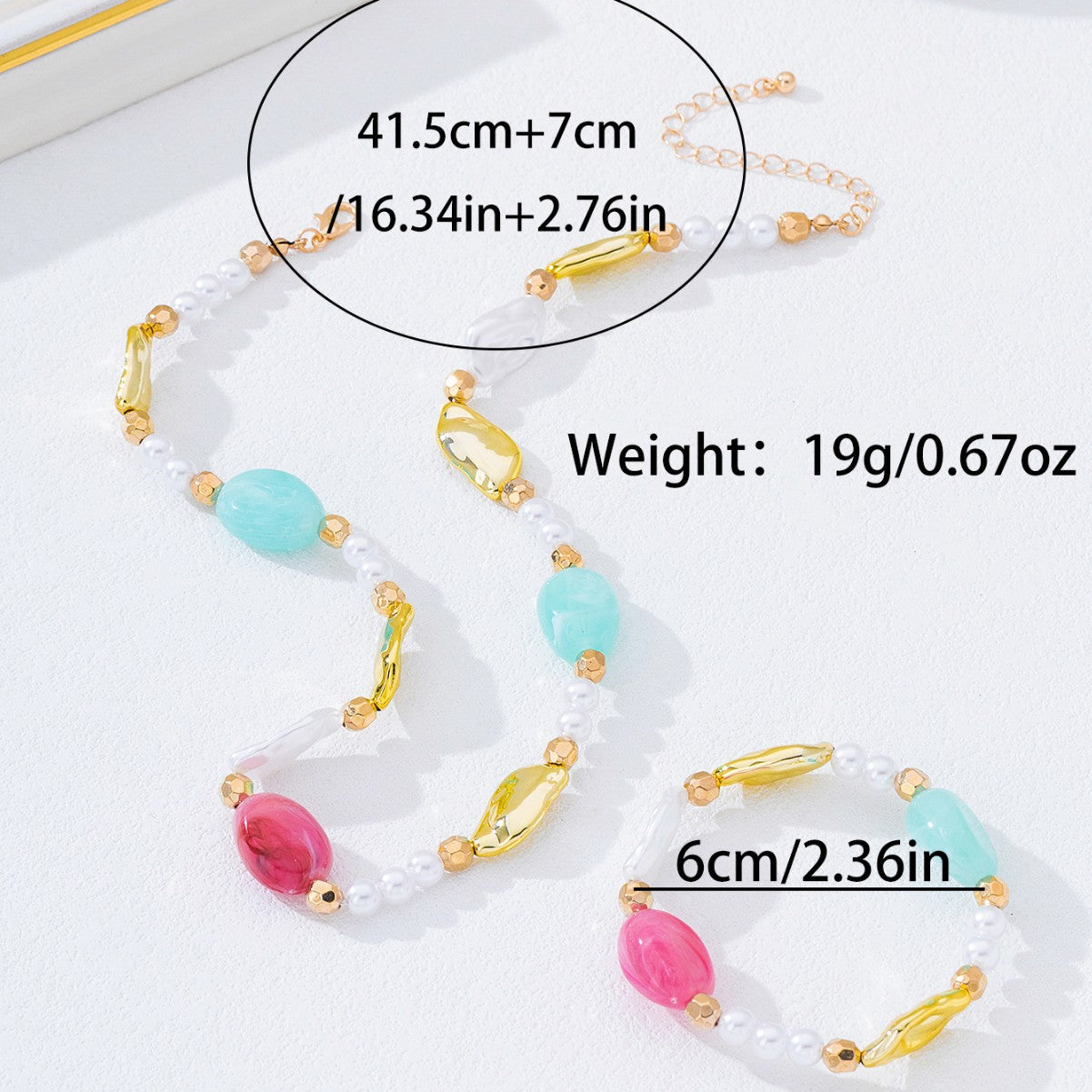 Women's Design Random Irregular Beaded Suitable For Jewelry Set