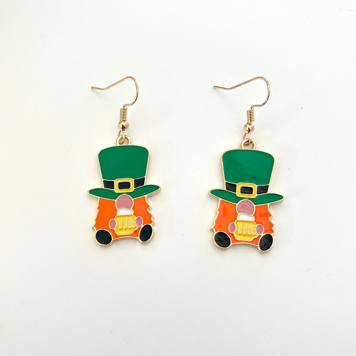 Element Personalized Creative Beer Four-leaf Clover Earrings