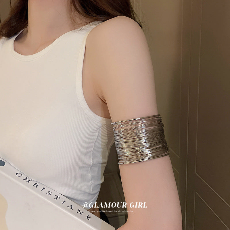 Exaggerated Armband Open-ended Niche Creative Design Personalized Cold Bracelet
