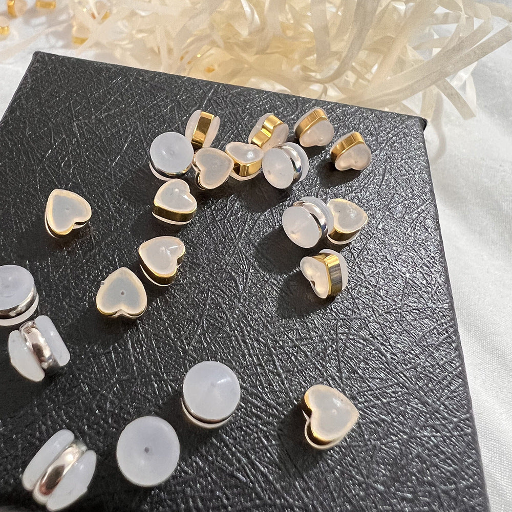 Transparent Plastic Stainless Steel Ear Plug Penh Hamburger Rings