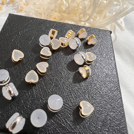 Transparent Plastic Stainless Steel Ear Plug Penh Hamburger Rings