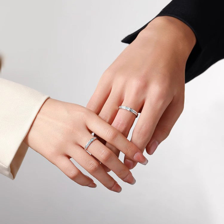 Women's & Men's Luminous Couple Design Cold Style Fashion Ring