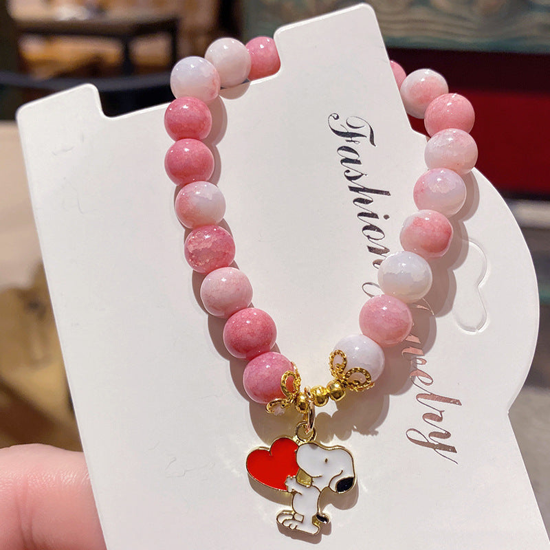 Clow en mélamine pour femmes, cadeau mignon en céramique pour bracelets