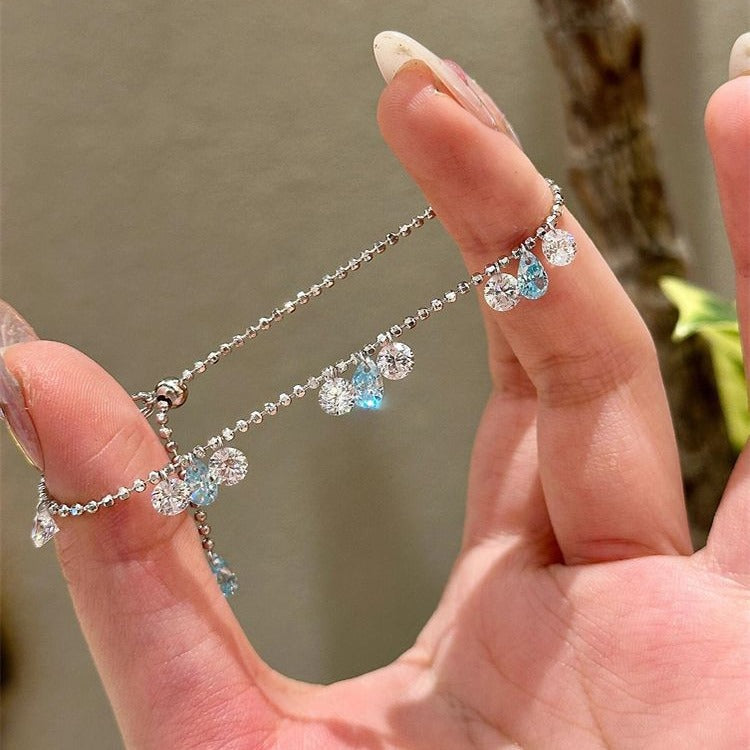 Women's Zircon Tassel For Light Luxury Minority Design High Sense Bracelet