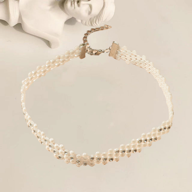 Women's Fashion French Retro Hepburn Style Pearl Necklaces