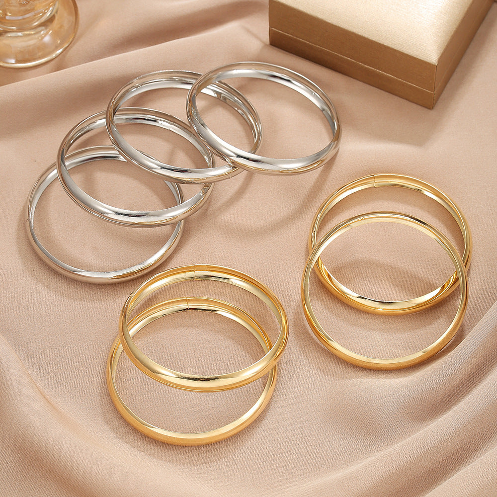 Light Luxury Gold Pigment Twin Female Advanced Sensitive Bracelet
