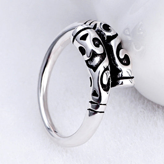 Women's & Men's Sier Plated Index Finger Open Of Ring
