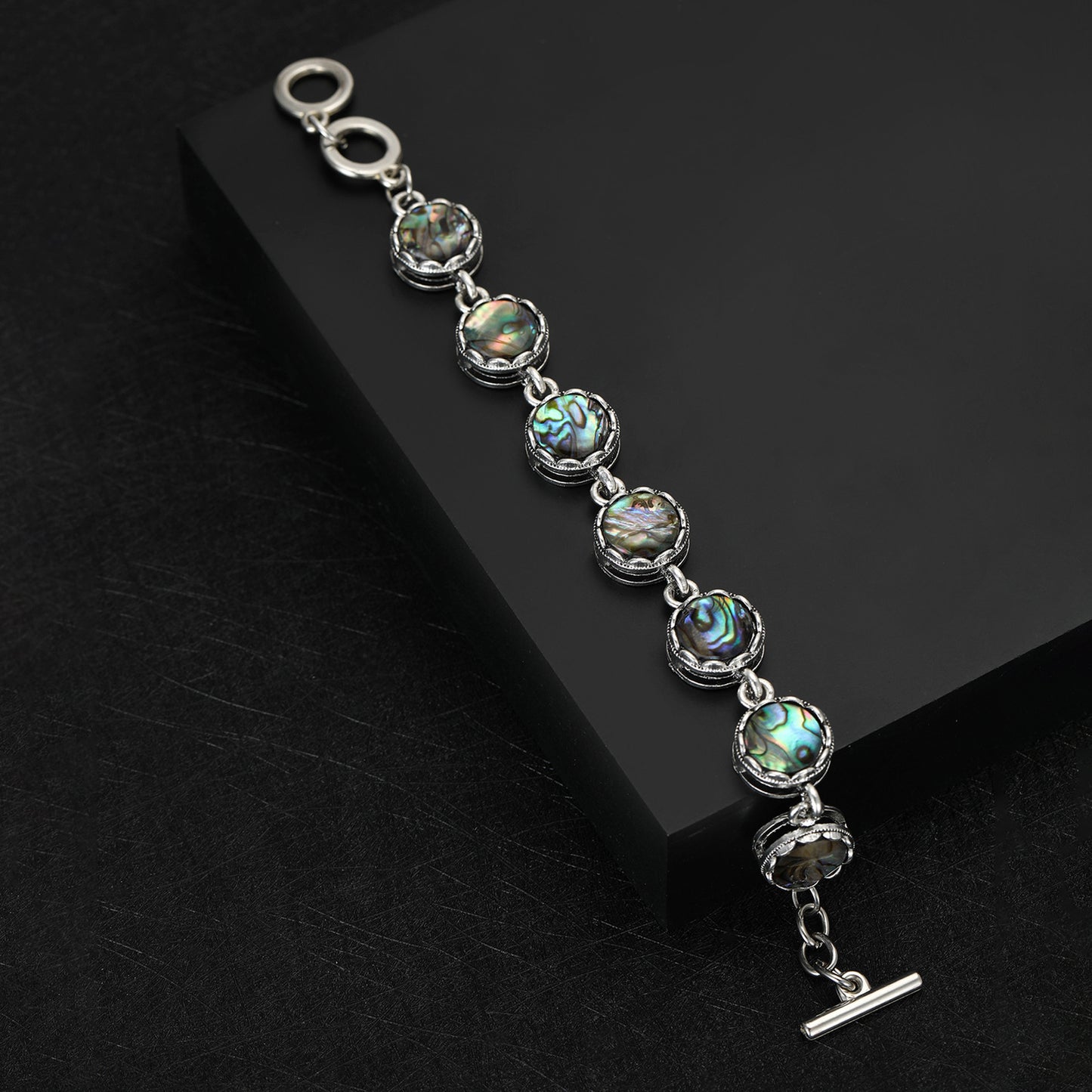 Fashion Abalone Shell Creative Adjustable Three Buckle Style Bracelets