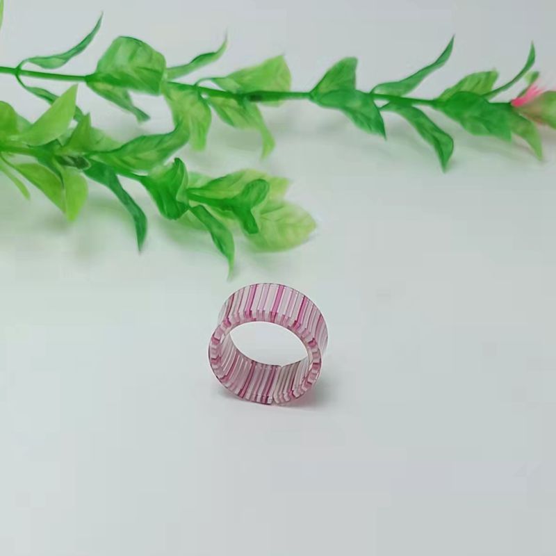 Acrylic Colorful Index Finger University Style Mini Stud Earrings