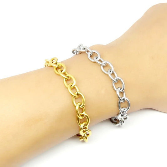 Women's Buckle Fashion Geometric Personalized Chain Commuter Bracelet