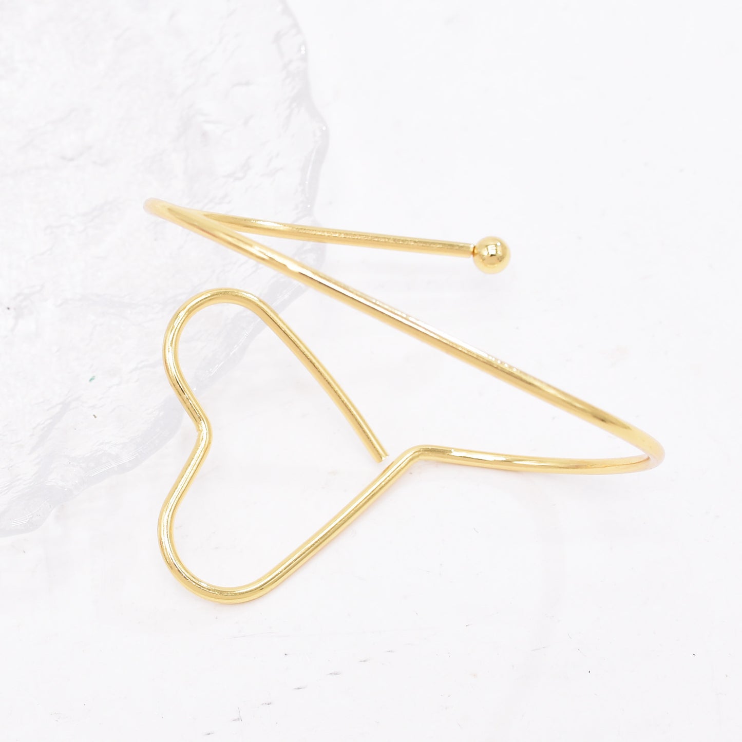 Irregular Metal Palm Minimalist Design Love Exaggerated Personalized Female Bracelet