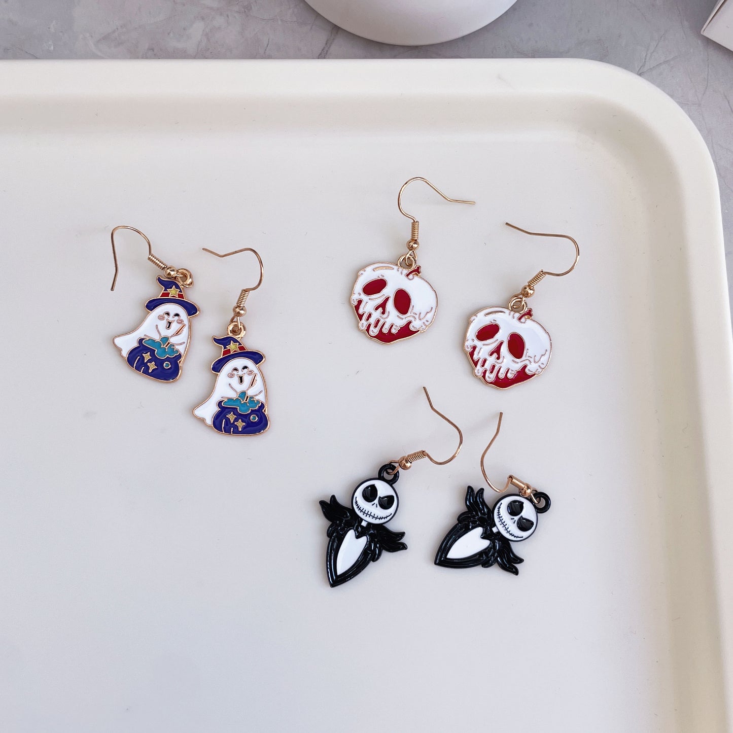 Halloween Pumpkin Skull Personality Cartoon Ghost Earrings