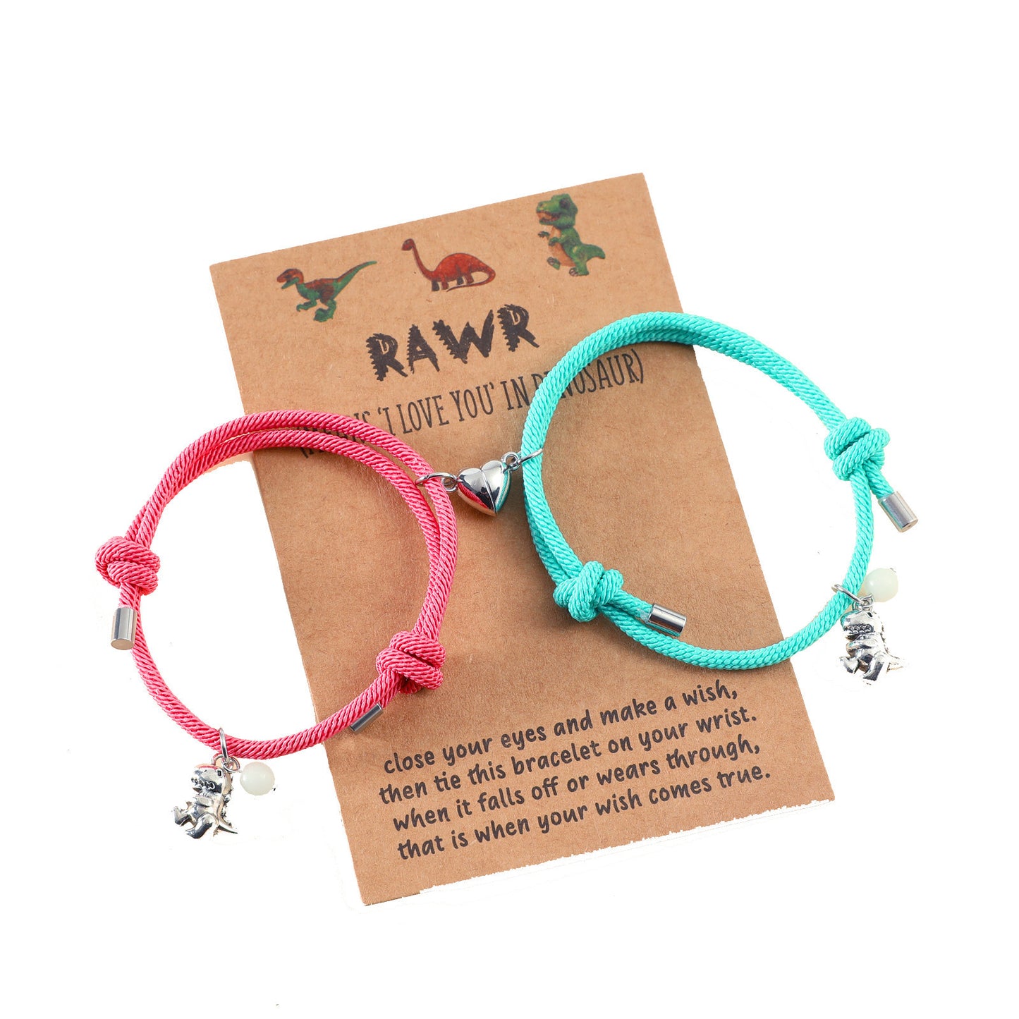 Women's Magnetic Buckle Jewelry Personalized Three-dimensional Little Dinosaur Bracelets