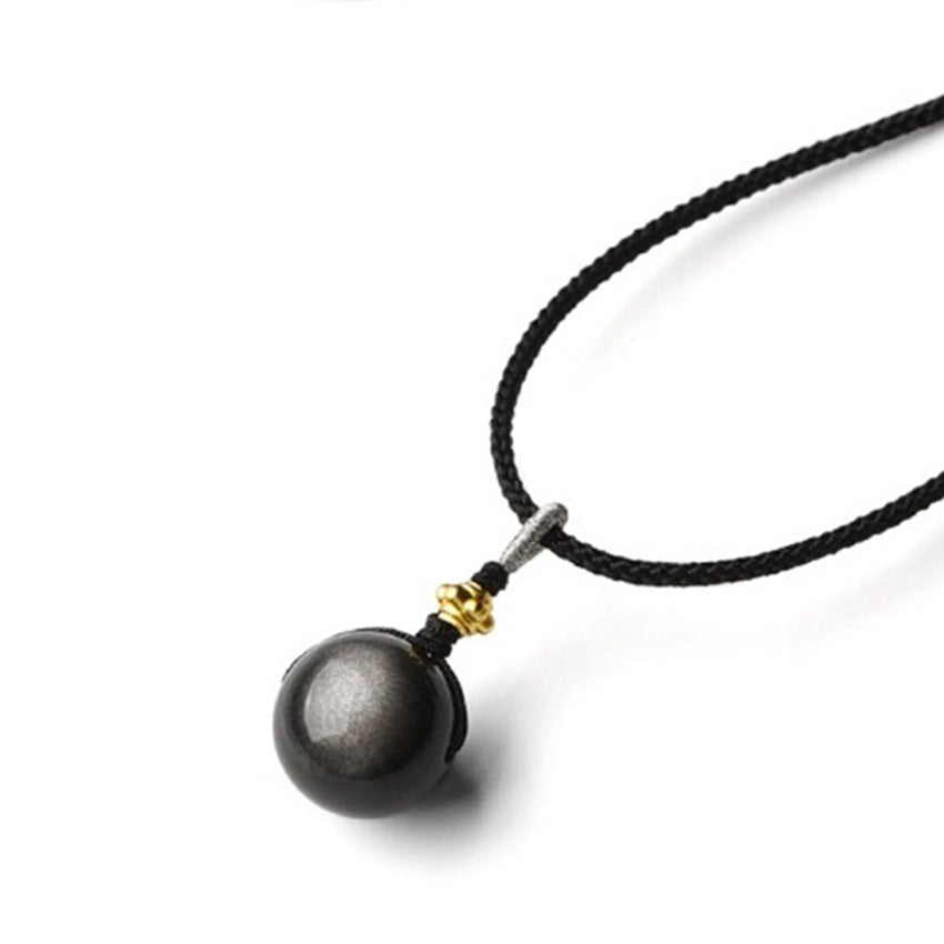 Beads Agate Vintage Court Style Light Luxury Single Necklace