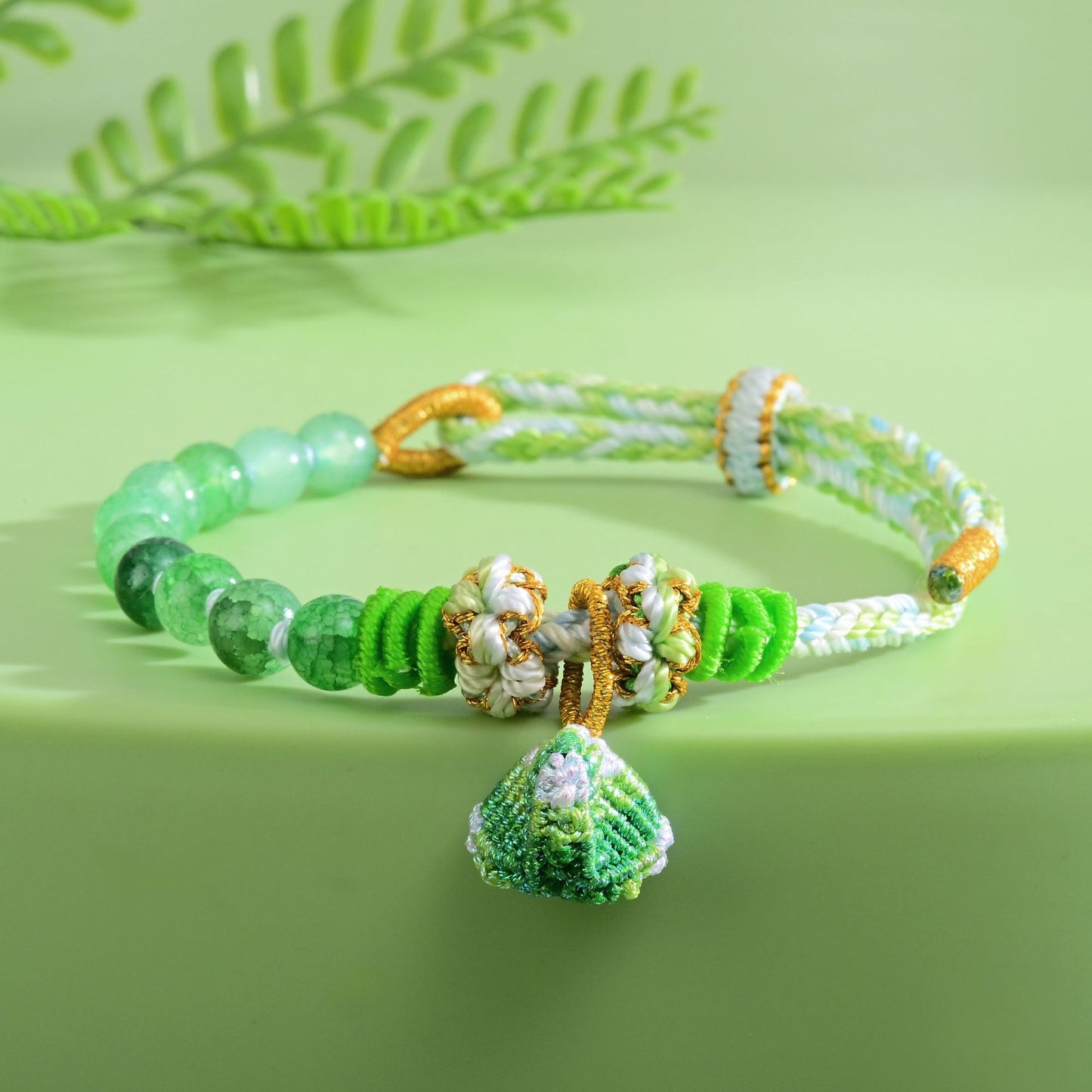 Festival Colorful Rope Perfect Peach Blossom Knot Bracelets