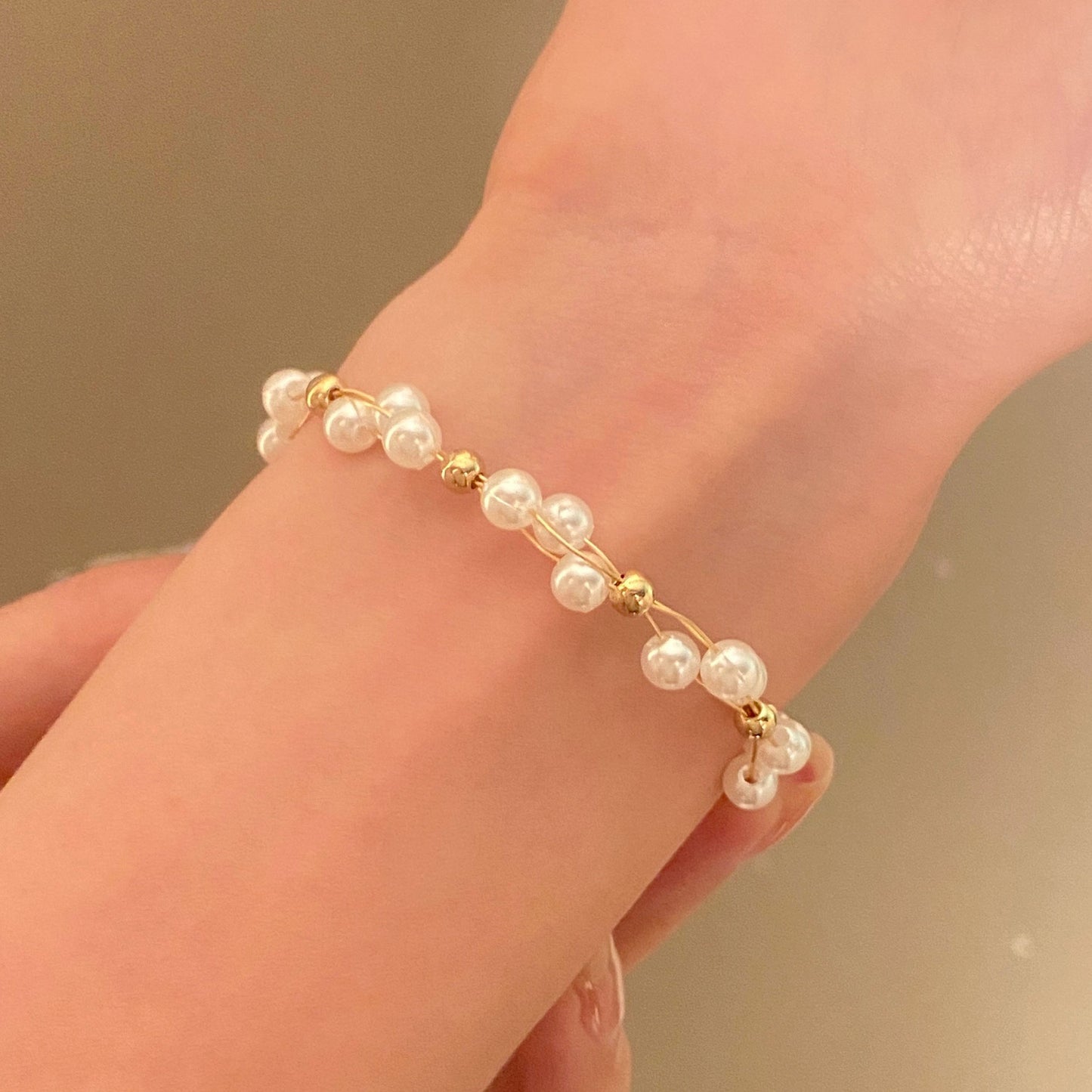 Women's Starry Pearl For Mori Style Ethereal Bracelets