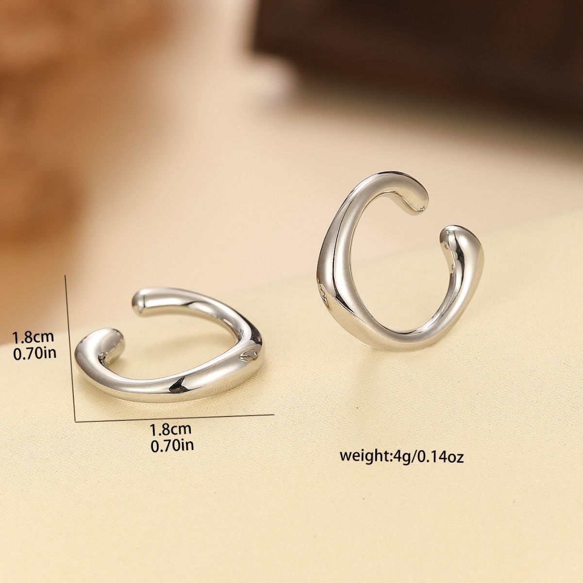 Style Cool Retro Simple Stylish Design Cold Female No Pierced Ear Clip