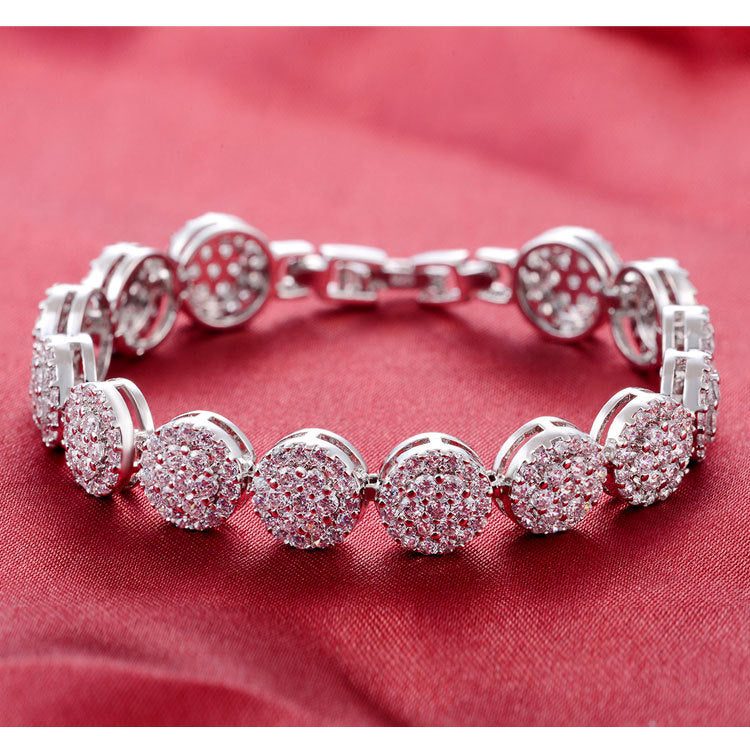 Women's Popular Full Rhinestone Design Niche Bracelets