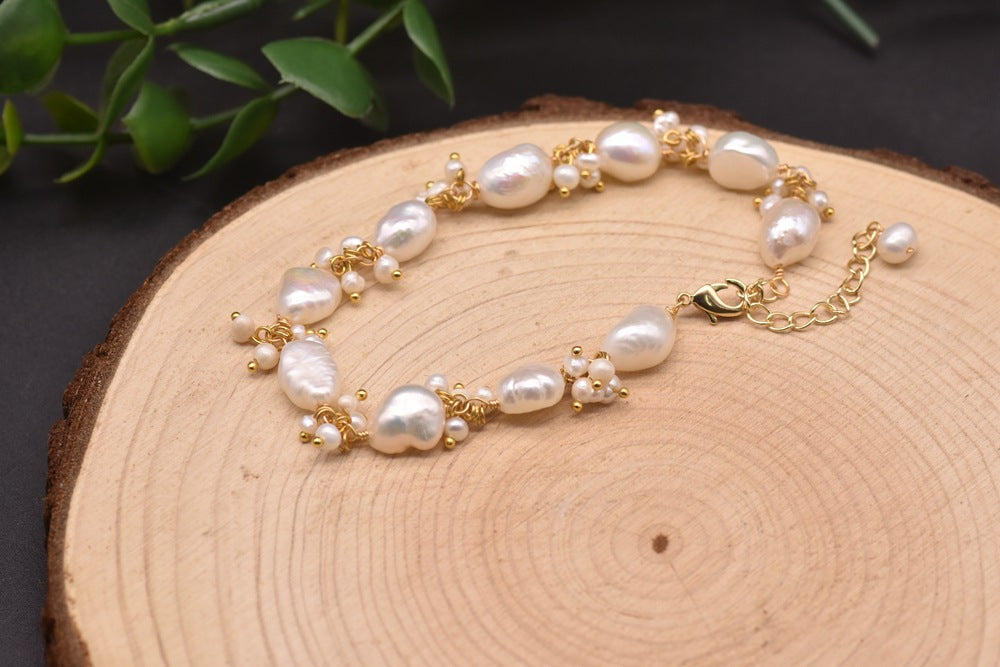 Pearl Natural Design Light Luxury Minority High-grade Bracelets