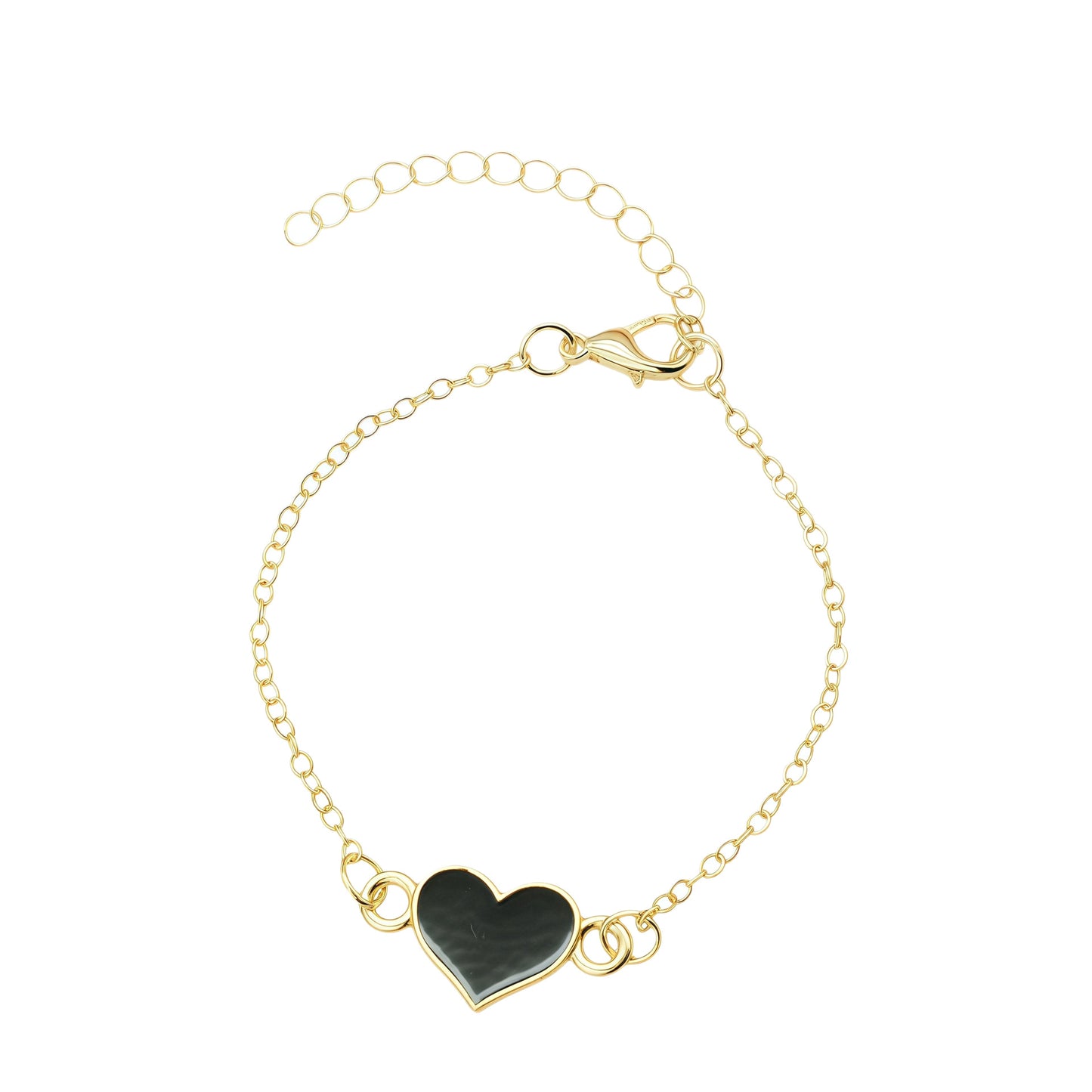 Party Simple Heart Fresh Sweet Paint Peach Bracelets