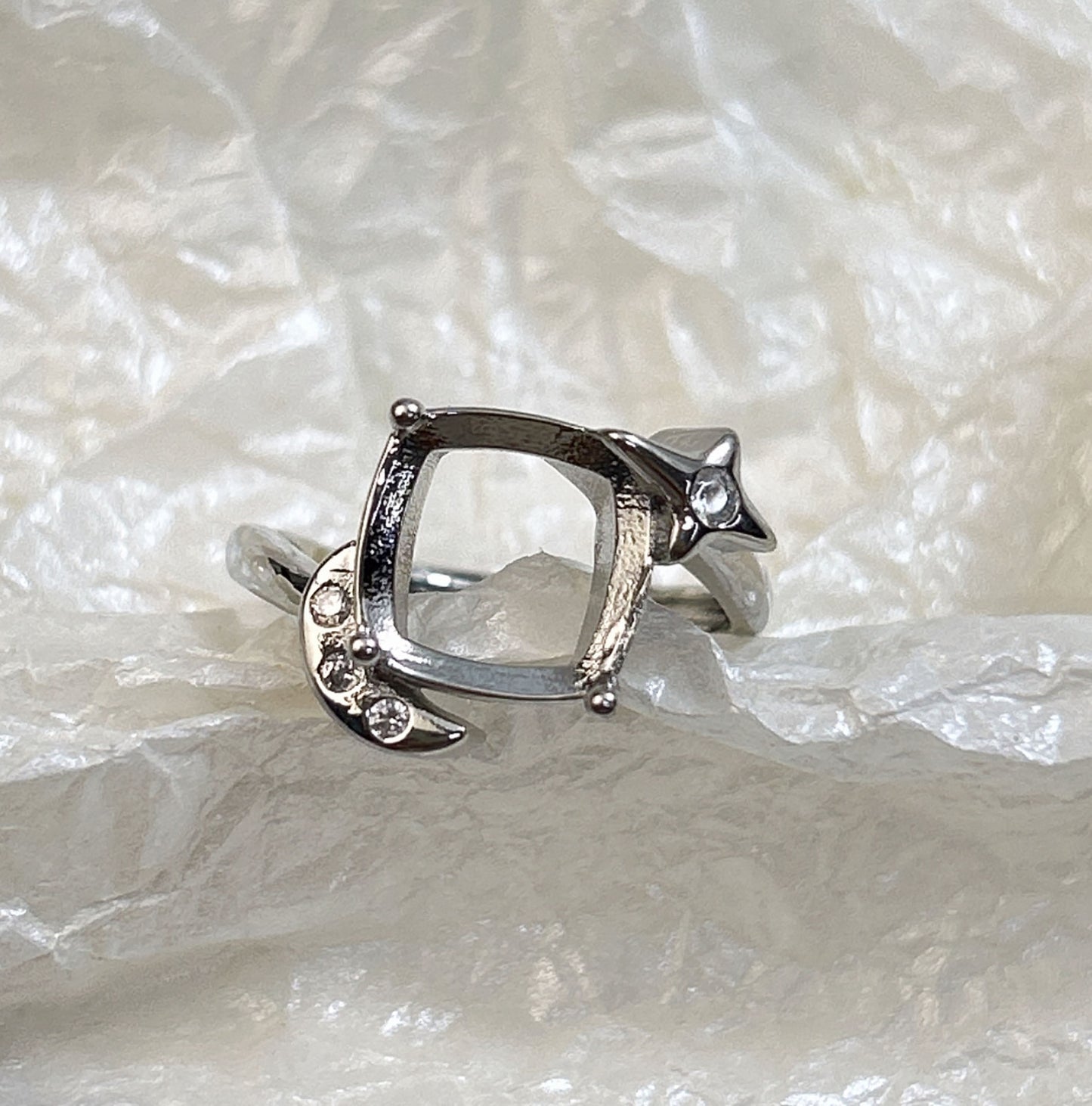 Setting Opening Adjustable Various Sizes Big Diamond Rings