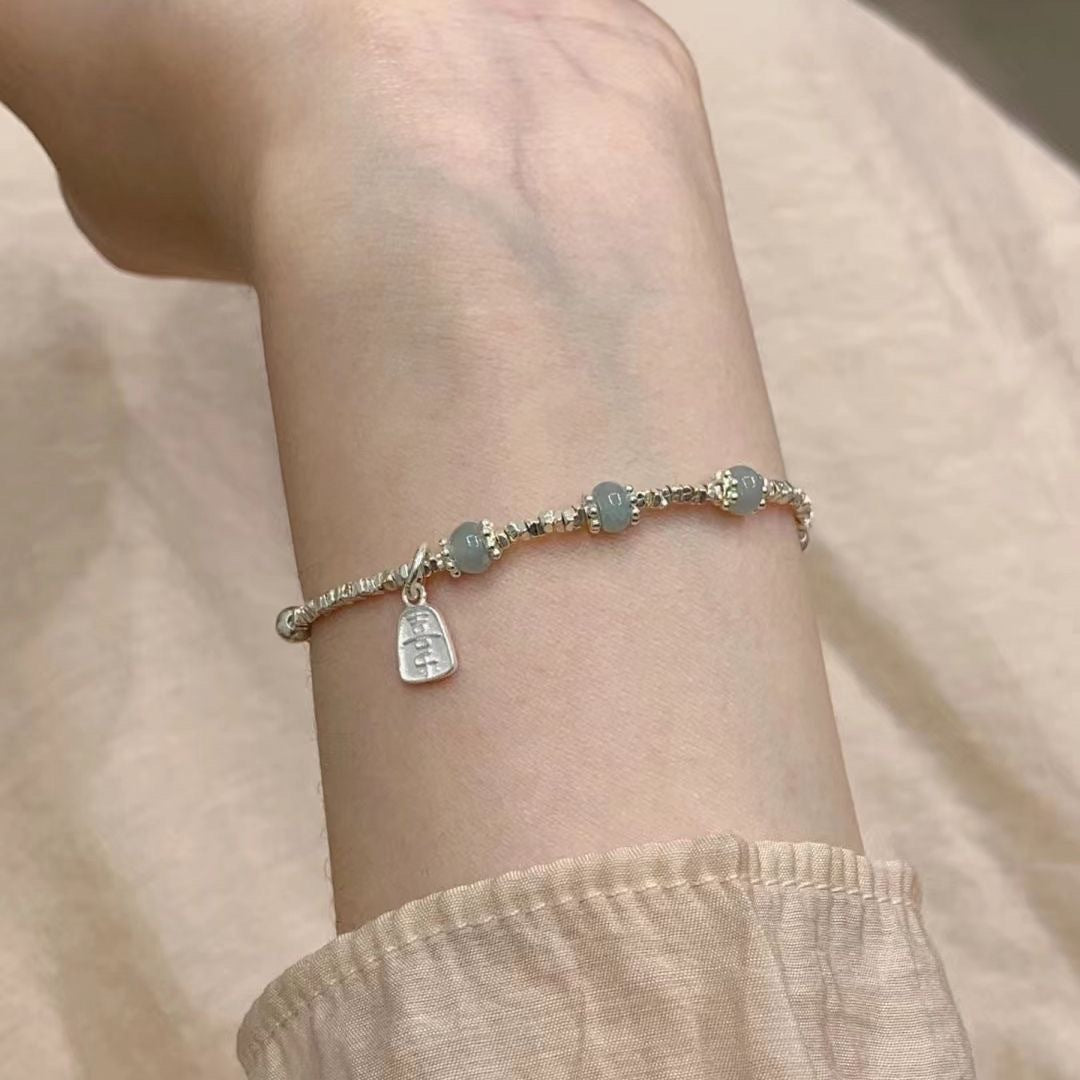 Bracelets irréguliers en argent cassé pour femmes, cadeau de luxe exquis et polyvalent