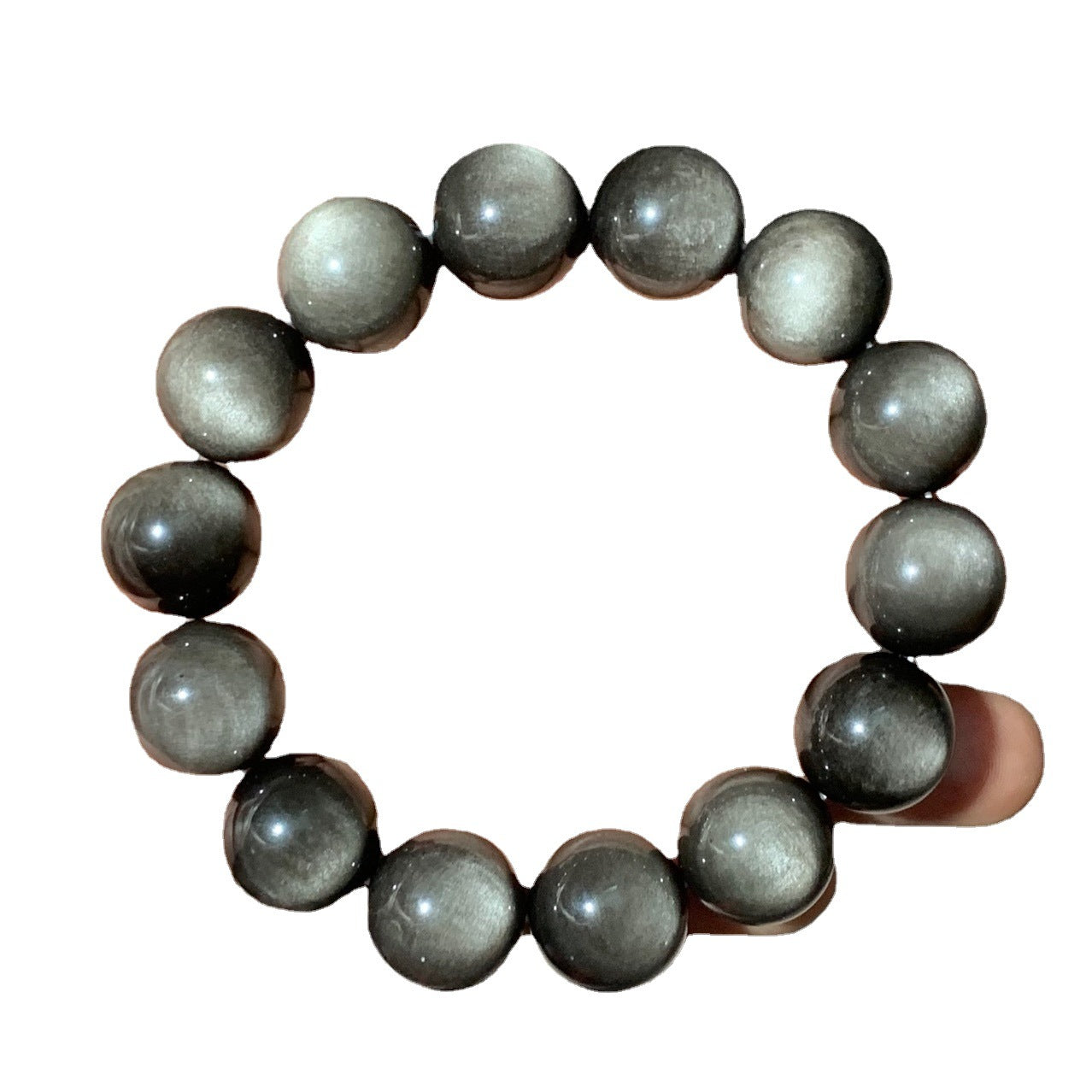 Bracelets pour les yeux de bien-être en obsidienne Sier Stone Eyes