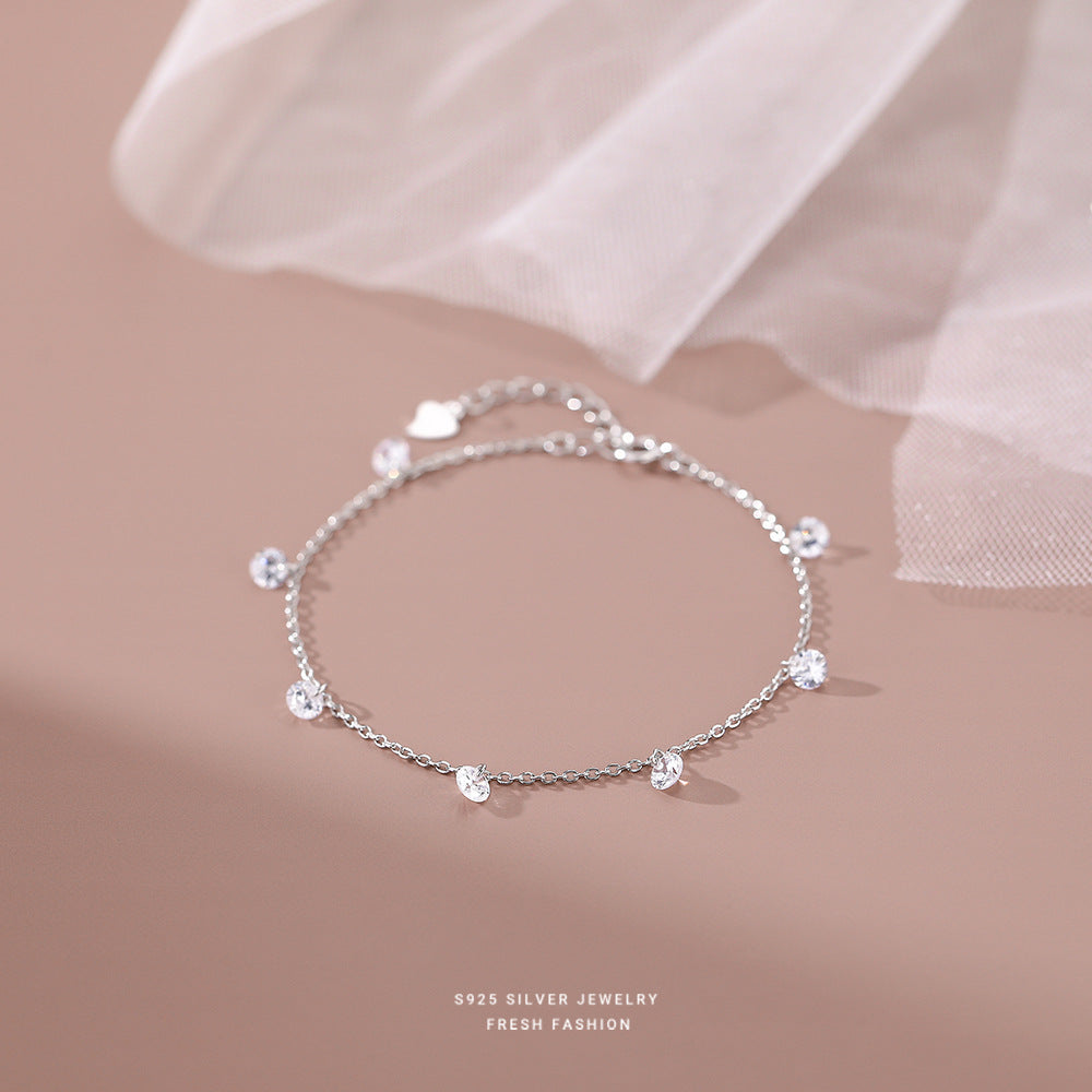 Bracelets simples et frais de luxe en Zircon pour femmes