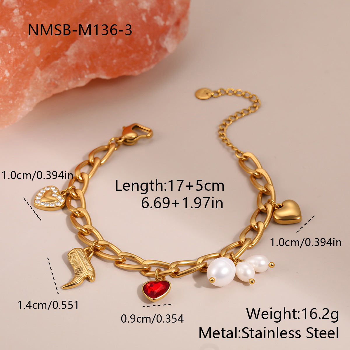 Cool Red Dripping Oil Love Female Niche Jewelry Set